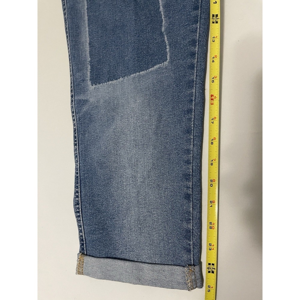 Signature Levi Strauss Women Jeans Sz 18 W34 Patch Heritage Mid Rise Boyfriend - Picture 6 of 6